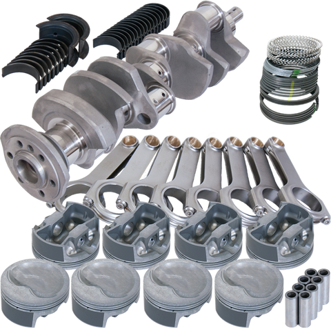 Eagle Chevrolet Small Block Rotating Assembly +.030 Bore 6in H-Beam Rods 3.75 Stroke - 12508030