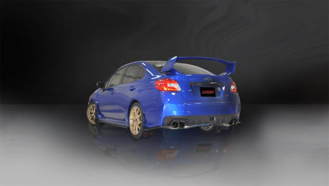 Corsa 2015 Subaru WRX Cat Back Exhaust, Black Quad 3.5in Tips *Sport* - 14857BLK
