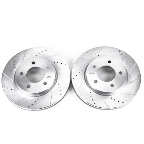 Power Stop 04-08 Chrysler Pacifica Front Evolution Drilled & Slotted Rotors - Pair - AR8758XPR