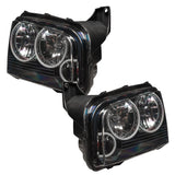 Oracle 05-10 Dodge Charger SMD HL (Non-HID) - Triple Halo - ColorSHIFT w/ BC1 Controller - 8197-335