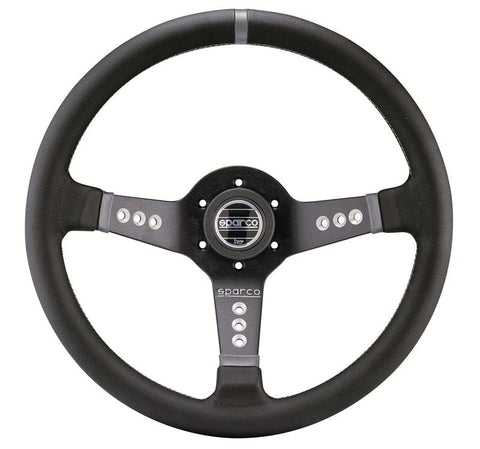 Sparco Steering Wheel L777 Leather Black - 015L800PL