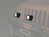 Raxiom 3-In Square 4-LED Off Road Light Flood Beam Universal (Some Adaptation May Be Required) - J106731