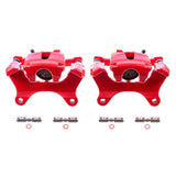 Power Stop 15-17 Ford F-150 Rear Red Calipers w/Brackets - Pair - S5500