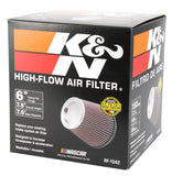 K&N Round Tapered Universal Air Filter 6in Flange ID x 7.5in Base OD x 5in Top OD x 6.5in Height - RF-1042