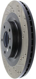 StopTech 06-07 350Z / 05-07 G35 exp Sport/ 06-07 G35X SportStop Slotted & Drilled Front Left Rotor - 127.42080L