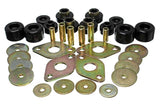 Energy Suspension Body Mount Set-Reg Access & Dbl Cab - Black - 8.4109G