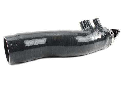 PERRIN 15-21 Subaru WRX / 14-18 Forester XT Turbo Inlet Hose 3in. w/ Turbo Adapter Flange - Black - PSP-INT-424BK
