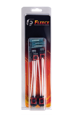 Fleece Performance 17-22 GM 2500/3500 Duramax Replacement Fuel Injector Connector w/Pigtail (4 Pack) - FPE-HAR-L5P-INJ-PT-4P