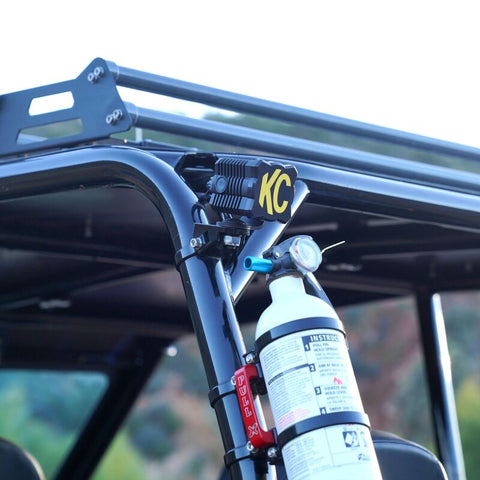 KC HiLiTES FLEX ERA 1 Single Light Cover ONLY (Black/Yellow KC Logo) - 5328