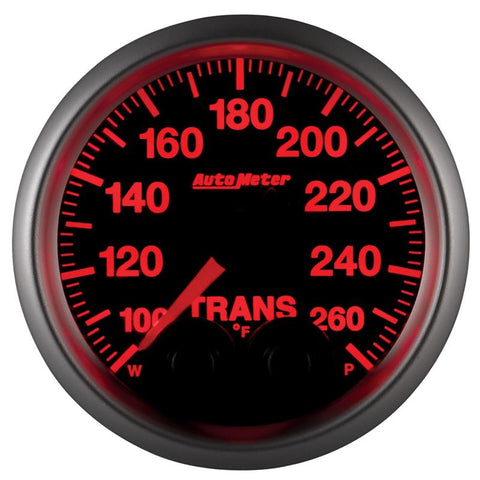 Autometer Elite 52mm 100-260 Degrees F Trans Temperature Peak and Warn Gauge w/ Electronic Control - 5658