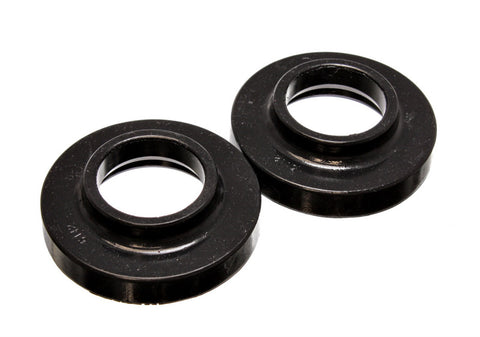 Energy Suspension 97-06 Jeep Wrangler TJ Black Front Spring Pad Set - 2.6101G