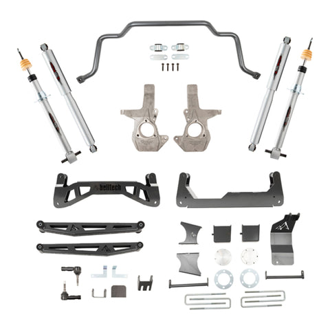 Belltech 16-18 Chevrolet Silverado / GMC Sierra 1500 4WD 7-9in Suspension Lift Kit w/ Shocks - 150203TPS