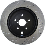 StopTech 08+ Subaru STI (Will Not Fit 05-07) Slotted & Drilled Sport Brake Rotor - 127.47030L