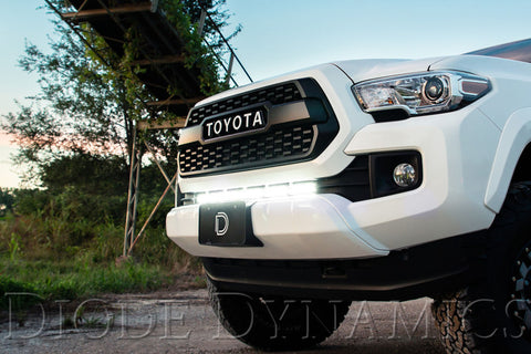 Diode Dynamics 16-21 Toyota Tacoma SS30 Stealth Lightbar Kit - Amber Driving - DD6073