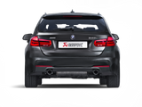 Akrapovic 16-17 BMW 340i (F30 F31) Evolution Line Cat Back (SS) w/ Carbon Tips (Req. Link Pipe) - MTP-BM/SS/2H