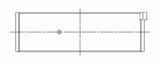 ACL Toyota 2AZFE (2.4L) 0.025mm Oversized High Performance Rod Bearing Set - 4B8411H-.025