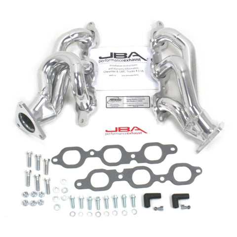 JBA 14-20 GM Truck 4.3L V6 1-5/8in Primary Silver Ctd Cat4Ward Header - 1842S-10JS