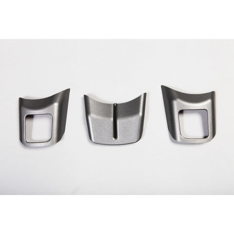 Rugged Ridge 11-18 Jeep Wrangler JK Charcoal Steering Wheel Trim - 11157.12