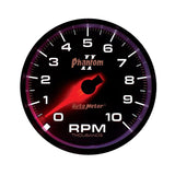 Autometer Phantom II 3-3/8in 10000 RPM In-Dash Tachometer - 7597