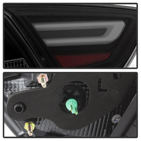 xTune 14-18 Chevy Impala (Excl 14-16 Limited) LED Tail Lights - Black Smoke (ALT-JH-CIM14-LBLED-BSM) - 9042164