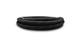 Vibrant -10 AN Two-Tone Black/Blue Nylon Braided Flex Hose (10 foot roll) - 11970B