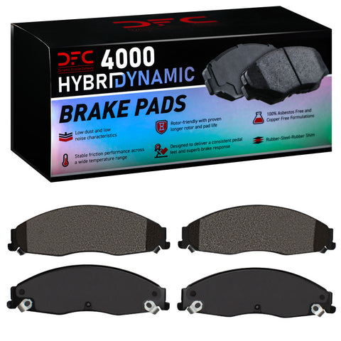 DFC 03-08 Pontiac Grand Prix Front 4000 Hybridynamic Brake Pads - 4000-0921-00