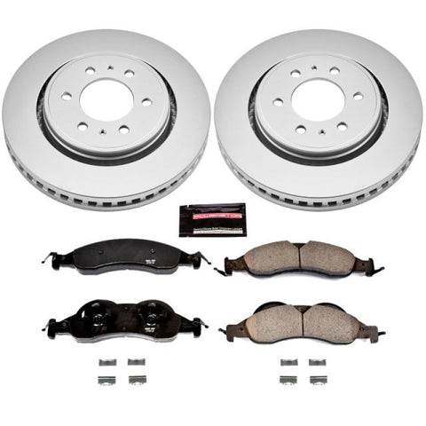 Power Stop 07-09 Ford Expedition Front Z17 Evolution Geomet Coated Brake Kit - CRK4682
