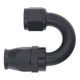 DeatschWerks 10AN Female Flare Swivel 180-Degree Hose End PTFE - Anodized Matte Black - 6-02-0885-B