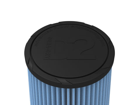 aFe POWER Universal Clamp-On Air Filter w/ D2 Dura-Dry Media - 6in F x 7.5in B x 5.5in T x 12in H - 21-60512V