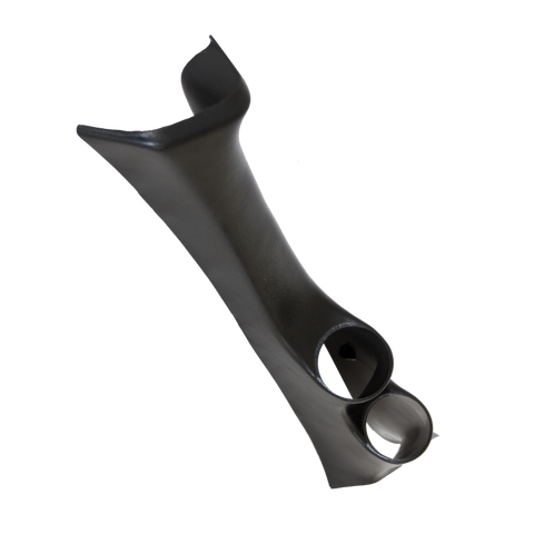Autometer 08-12 Ford Super Duty 52mm Black Dual Pillar - 17312