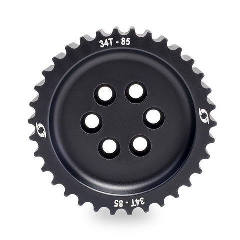 KraftWerks Cogged Pulley - 85mm Cogged 64mm Width (6 Bolt / Must Use Adapter Hub) - 159-99-8564