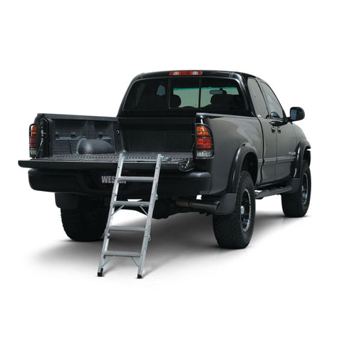 Westin Truck-Pal Tailgate Ladder - Aluminum - 10-3000