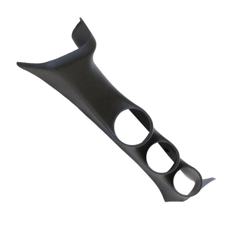 Autometer 08-10 Ford Super Duty 52mm Black Triple Pillar - 17313