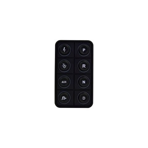 AEM EV 8 Button Keypad CAN Based Programmable Backlighting - 30-8400
