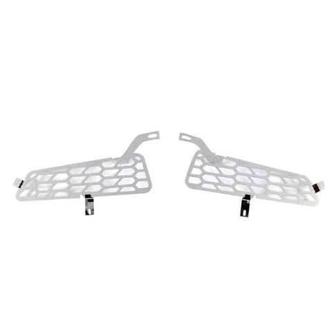 Putco 18-20 Ford F-150 Raptor - Hex Shield - Polished SS Bumper Grille Inserts - 82168