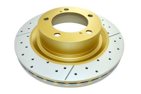DBA 08+ Toyota Sienna 200 Series Front Cross Drilled & Slotted Street Series Rotor - 2724X
