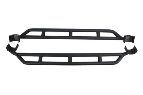 Fishbone Offroad 07-18 Jeep JK 4 Door Wrangler JK Steel Rock Sliders - Blk Textured Powdercoat - FB23009