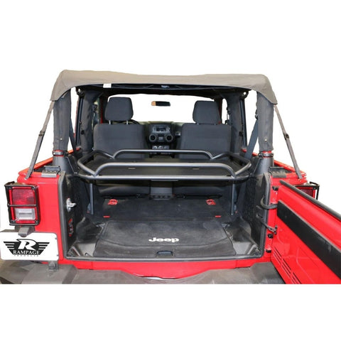Rampage 2007-2018 Jeep Wrangler(JK) Rear Sport Rack - Black - 86624
