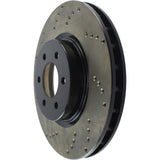 StopTech 92-02 Dodge Viper Drilled Front Right Cryo Rotor - 128.63036CR
