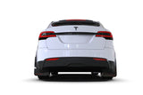 Rally Armor 22-26 Tesla Model X Black UR Mud Flap - Metallic Black Logo - MF102-UR-BLK/MBK