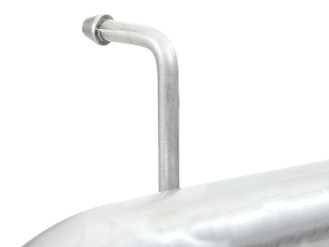 aFe Vulcan Series 2.5in 304 SS Axle-Back Exhaust Polished 07-18 Jeep Wrangler (JK) V6-3.6/3.8L - 49-38086-P