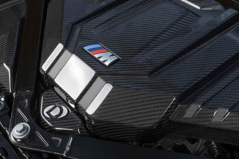 Dinan 21-27 BMW M2/M3/M4 (G80/G82/G87) Gloss Carbon Fiber Engine Cover w/Matte Accents - D590-0005