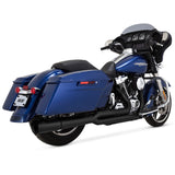 Vance & Hines HD Dresser 17-22 Pro Pipe 2-1 Black PCX Full System Exhaust - 47383