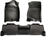 Husky Liners 07-13 GM Escalade ESV/Avalanche/Suburban WeatherBeater Black Front/2nd Row Floor Liners - 98261