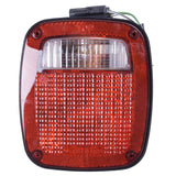 Omix Left Black Tail Lamp 91-97 Jeep YJ TJ Wrangler - 12403.13