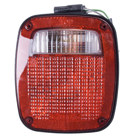 Omix Left Black Tail Lamp 91-97 Jeep YJ TJ Wrangler - 12403.13