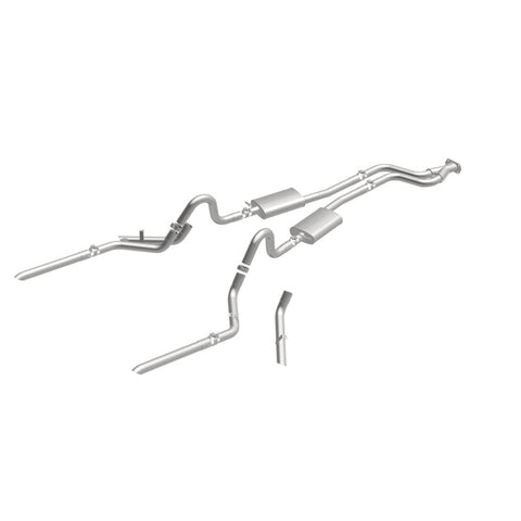MagnaFlow SYS C/B 84-87 Buick Regal V6 3.8L Turbocharged SS 2.5in Street Series Dual Split Rear Exit - 16884