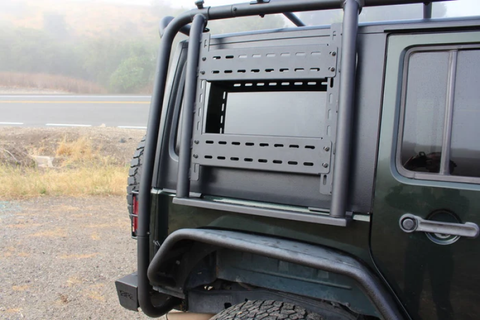 Body Armor 4x4 07-18 Jeep Wrangler JK 2 &4 Door Cargo Roof Rack Accessory Mount - JK-7102
