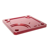 BuiltRight Industries 2020 Jeep Gladiator Bed Plug Plate Cover (Alum) - Red - 110016