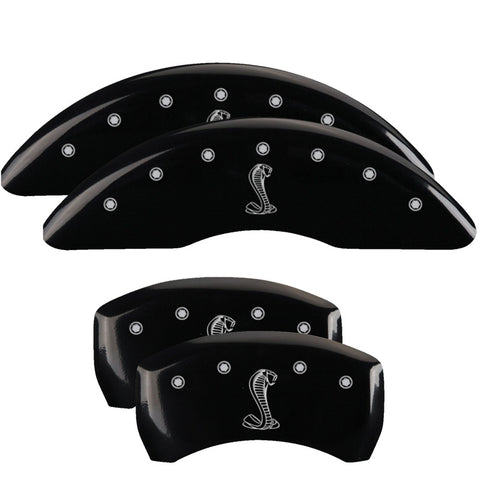MGP Rear set 2 Caliper Covers Engraved Rear Tiffany Snake Yellow finish black ch - 10203RSBYYL